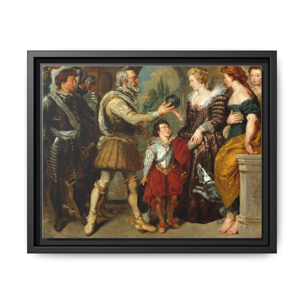 Henri IV Conferring the Regency upon Marie de' Medici (after Rubens) by Eugène Delacroix - NOMADEN ART GALLERY