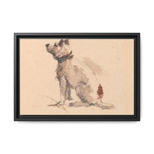 A Terrier, Sitting, Facing Left - NOMADEN ART GALLERY