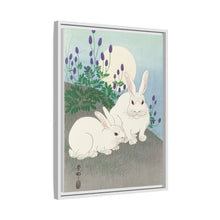 Rabbits at full moon (1920 - 1930) by Ohara Koson