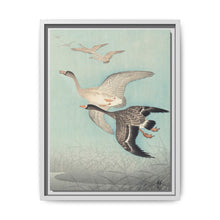 Great geese in flight (1925 - 1936) by Ohara Koson