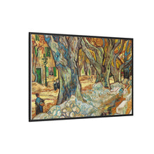 The Large Plane Trees (Road Menders at Saint-Rémy) (1889) by Vincent Van Gogh. Original from The Cleveland Museum of Art. - NOMADEN ART GALLERY
