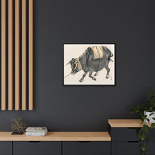 Black bull by Kōno Bairei (1844-1895)