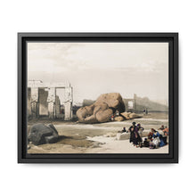 Fragment of the Great Colossi at the Memnonium Thebes illustration by David Roberts (1796–1864) - NOMADEN ART GALLERY