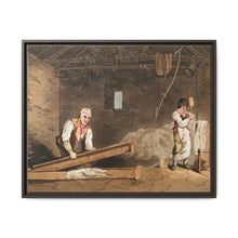 Illustration of line swinglers from The Costume of Yorkshire (1814) by George Walker - NOMADEN ART GALLERY