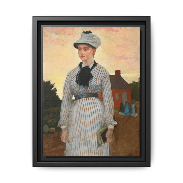 The Red School House (1873) by Winslow Homer - NOMADEN ART GALLERY