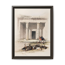 Entrance to the caves of Beni Hasan illustration by David Roberts (1796–1864) - NOMADEN ART GALLERY