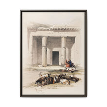 Entrance to the caves of Beni Hasan illustration by David Roberts (1796–1864) - NOMADEN ART GALLERY