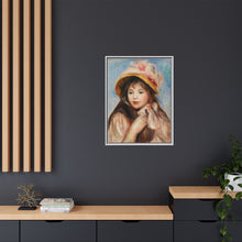 Mädchen mit rosa Haube (Jeune fille au chapeau rose) (1894) von Pierre-Auguste Renoir