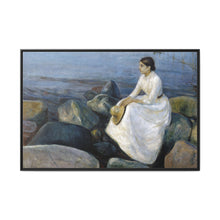 Summer night, Inger on the beach (1889) by Edvard Munch - NOMADEN ART GALLERY