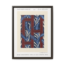 Art Nouveau Flower pattern pochoir print in oriental style. Original from our own 1914 edition of Samarkande - NOMADEN ART GALLERY