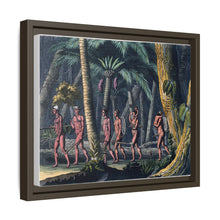 Puri Indians by the Paraiba river, Brazil. Coloured aquatint by P. Fumagalli, ca. 1821, after M. Zu Wied-Neuwied.