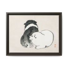 Black and white puppies by Kōno Bairei (1844-1895). - NOMADEN ART GALLERY