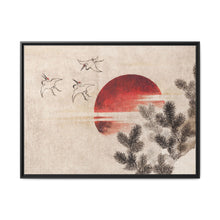 Katsushika Hokusai's birds and sunset, from Album of Sketches (1814) - NOMADEN ART GALLERY