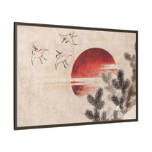 Katsushika Hokusai's birds and sunset, from Album of Sketches (1814) - NOMADEN ART GALLERY