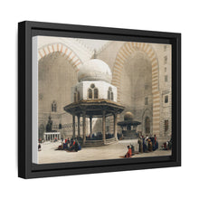 Mosque of Sultan Hassan Cairo illustration by David Roberts (1796–1864) - Framed Wall Art