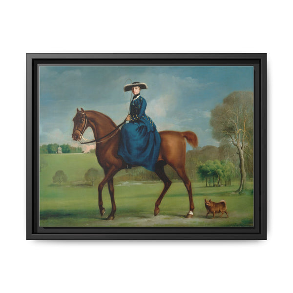 The Countess of Coningsby in the Costume of the Charlton Hunt (1760) by George Stubbs - NOMADEN ART GALLERY