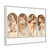 Alphonse Maria Mucha's The Seasons (1897). Famous Art Nouveau artwork