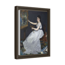 Retrato de Eva Gonzalés en el taller Manets (1870) de Edouard Manet