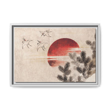 Katsushika Hokusai's birds and sunset, from Album of Sketches (1814) - NOMADEN ART GALLERY