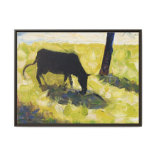 Black Cow in a Meadow (ca. 1881) by Georges Seurat - NOMADEN ART GALLERY