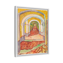 Corridor in the Asylum (1889) by Vincent Van Gogh - NOMADEN ART GALLERY