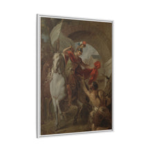 Saint Martin Sharing his Coat with a Beggar by Louis Galloche