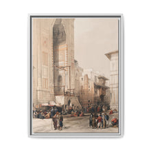 Grand entrance to the Mosque of the Sultan Hassan illustration by David Roberts (1796–1864) - NOMADEN ART GALLERY