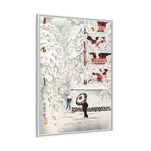 Snow at Asakusa, Yedo, Musashi Province print in high resolution by Hiroaki Takahashi (1871–1945)