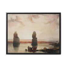 Statues of Memnon at Thebes during the inundation illustration by David Roberts (1796–1864) - NOMADEN ART GALLERY