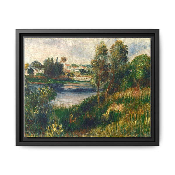 Pierre-Auguste Renoir's Landscape at Vétheuil (c. 1890) - NOMADEN ART GALLERY