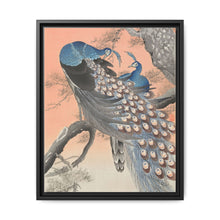 Two peacocks on tree branch (1900 - 1930) by Ohara Koson