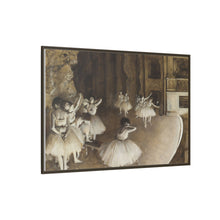 Ballet Rehearsal on Stage (1874) by Edgar Degas
