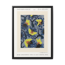 Butterfly pochoir pattern in Art Nouveau oriental style - NOMADEN ART GALLERY