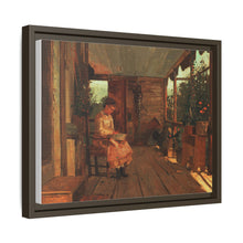 Girl Shelling Peas (ca.1873) by Winslow Homer