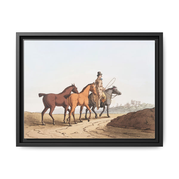 Illustration of the horse dealer from The Costume of Yorkshire (1814) by George Walker (1781-1856) - NOMADEN ART GALLERY