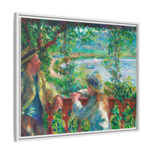 Cerca del lago (1879-1890) de Pierre-Auguste Renoir