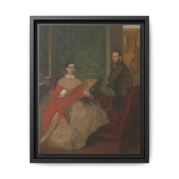 Edmondo and Thérèse Morbilli (ca. 1865) by Edgar Degas - NOMADEN ART GALLERY