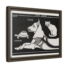 Akbar the tortoise, Max the dog and Puss the cat (1916 ) by Julie de Graag