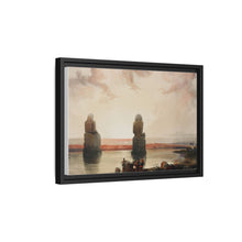 Statues of Memnon at Thebes during the inundation illustration by David Roberts (1796–1864)