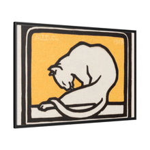 A waxing cat (1918) by Julie de Graag