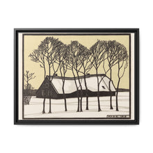 Farm in the snow (1918) by Julie de Graag - NOMADEN ART GALLERY