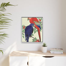 Red and a blue parrot (1925 - 1936) by Ohara Koson
