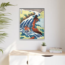 Hokusai's The Yoshitsune horse-washing falls at Yoshino, Izumi Province (1833–1834) - NOMADEN ART GALLERY