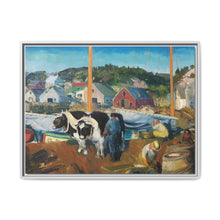 Ox Team, Wharf at Matinicus (1916) - NOMADEN ART GALLERY