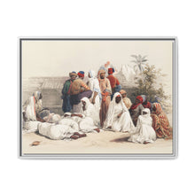 In the slave market at Cairo illustration by David Roberts (1796–1864)