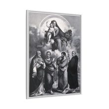 The Virgin and Child with Saint Geminianus of Modena, Saint Peter, Saint Paul and Saint Antony of Padua. Lithograph by F. Hanfstaengl after B. Ramenghi, il Bagnacavallo.