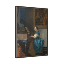 La joven sentada ante un virginal, de Johannes Vermeer (ca. 1670-1672) 