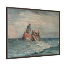 Hauling in the Nets (1887) by Winslow Homer