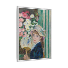 Mujer con abanico (c. 1879) de Pierre Auguste Renoir
