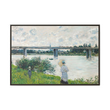 Claude Monet's The Promenade with the Railroad Bridge, Argenteuil (1874) - NOMADEN ART GALLERY